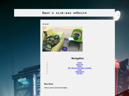 blog screenshot
