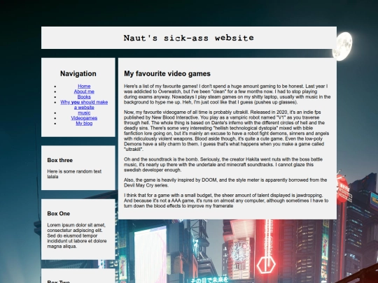 games screenshot