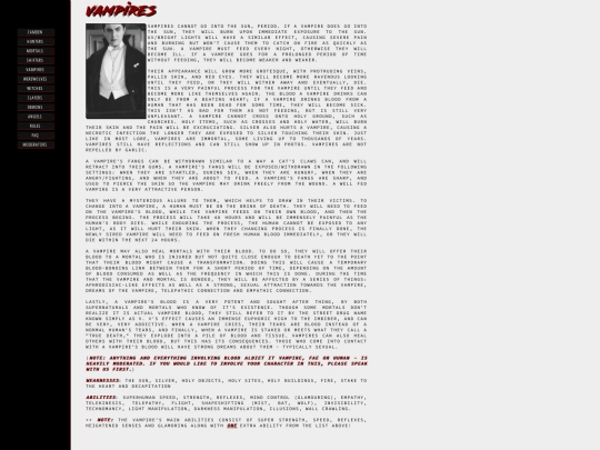 setting/vampires screenshot