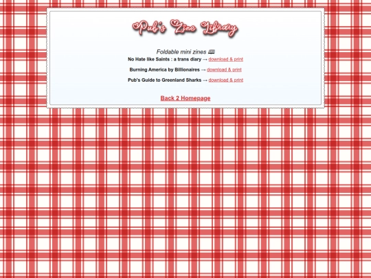 zines screenshot