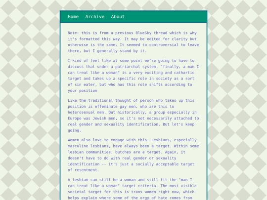 essaysandanalysis/posts/2025-10-16-on-men-i-can-treat-like-women screenshot