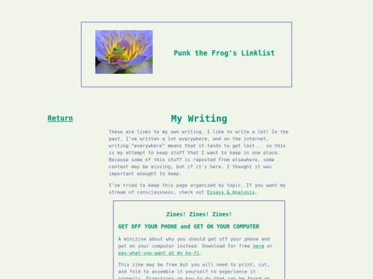 mywriting screenshot