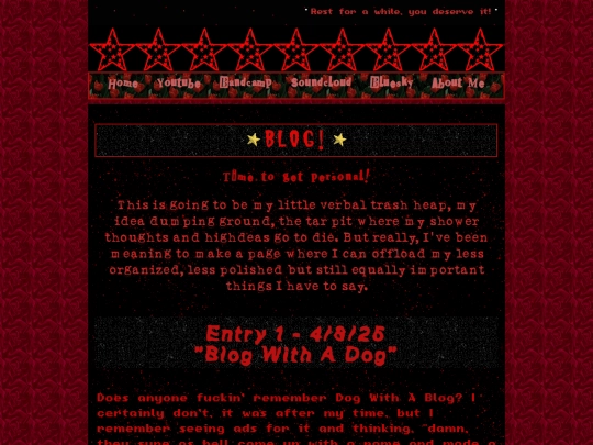 blog screenshot