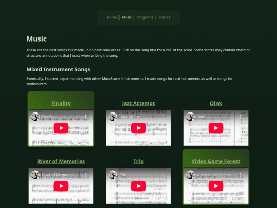 music screenshot