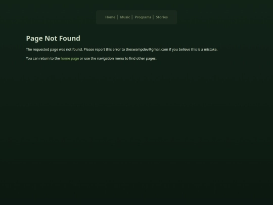 not_found screenshot