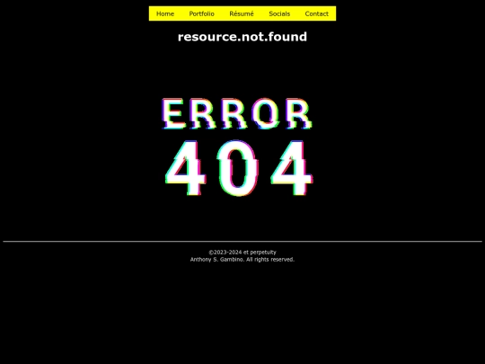 not_found screenshot