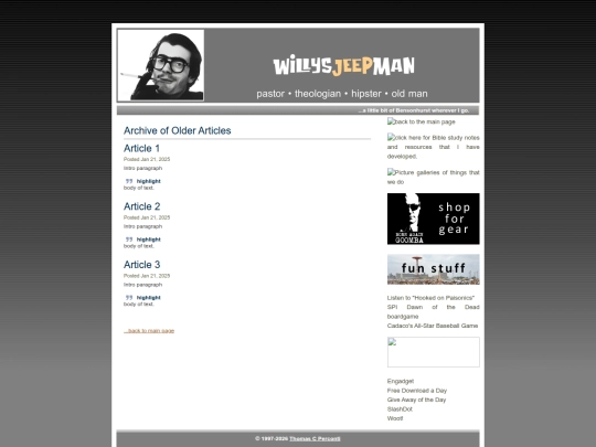 archive screenshot