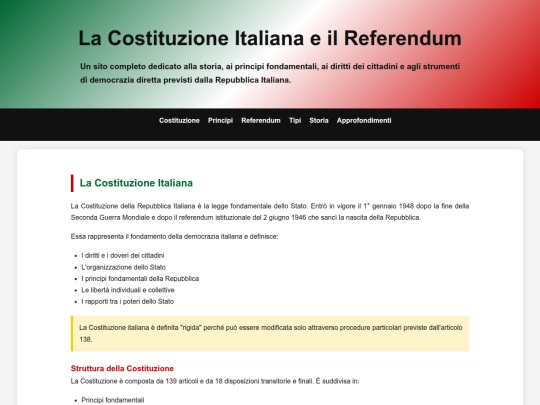 pagine/costituzione screenshot