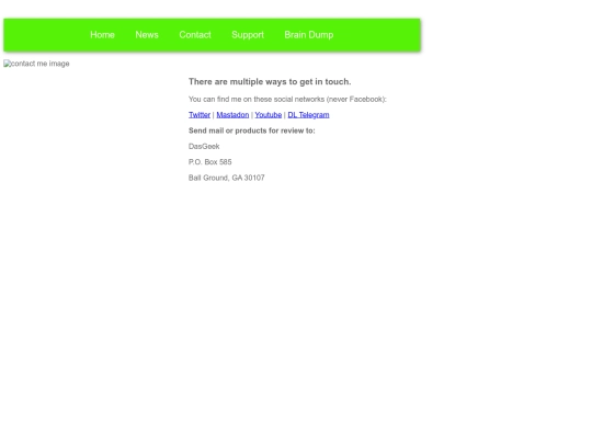 contact screenshot