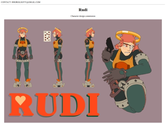 portfolio pages/rudi screenshot