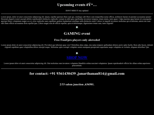 my first ad/event screenshot