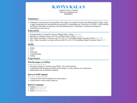 kav-37/resume index screenshot