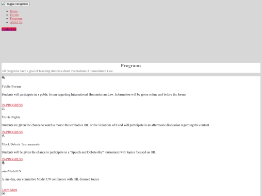 programs screenshot