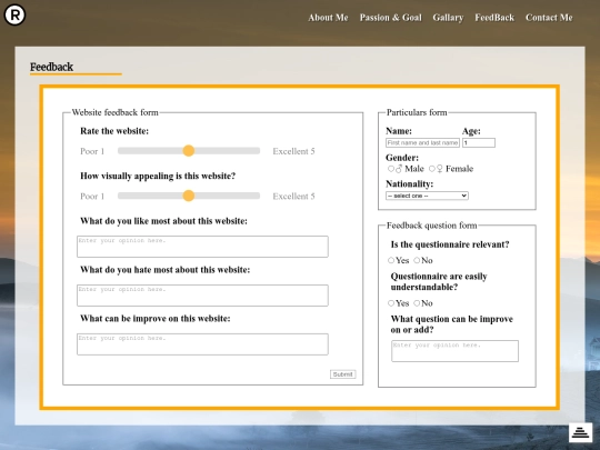 feedback screenshot