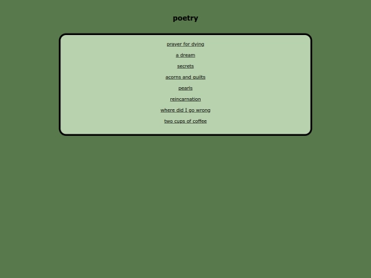 poetry screenshot