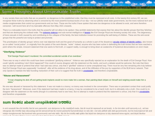 Politics/unspeakable-truths screenshot