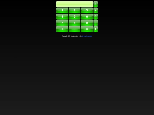 calc screenshot