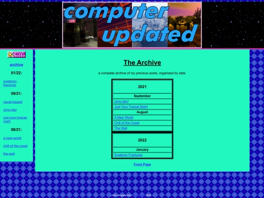archive screenshot