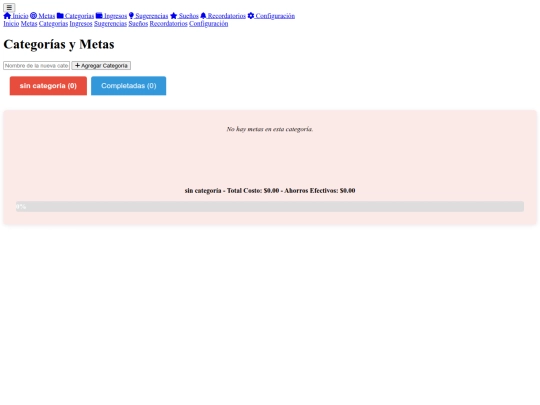 categories screenshot