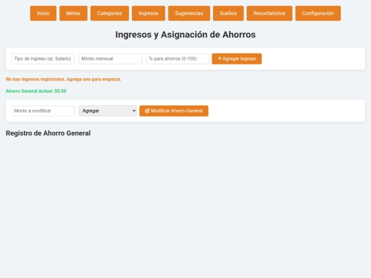 incomes screenshot