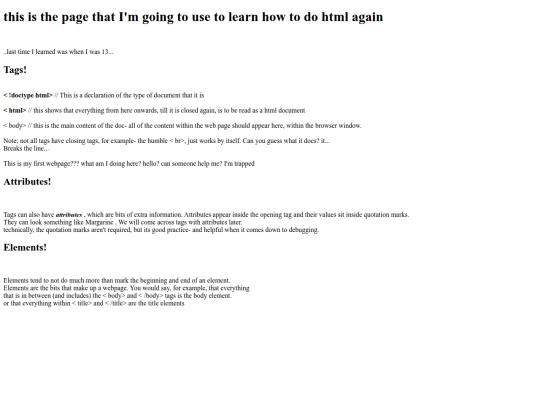 learning-html screenshot