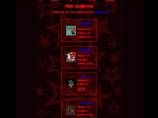albums screenshot