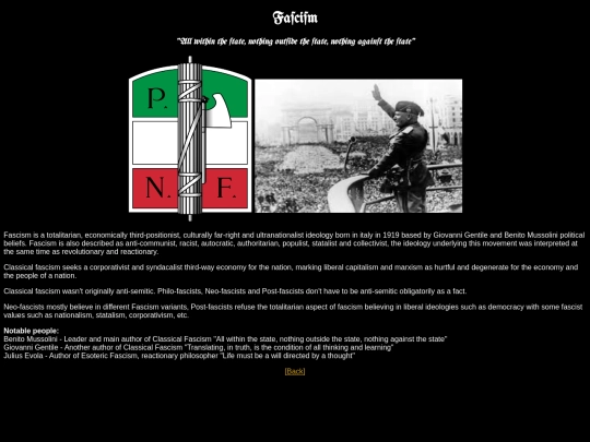 fascism screenshot