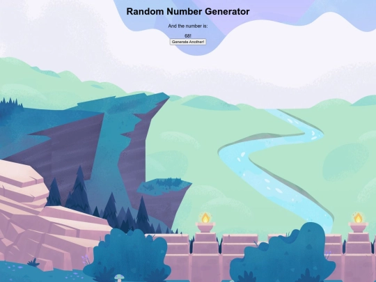 RandomNumberGenerator screenshot