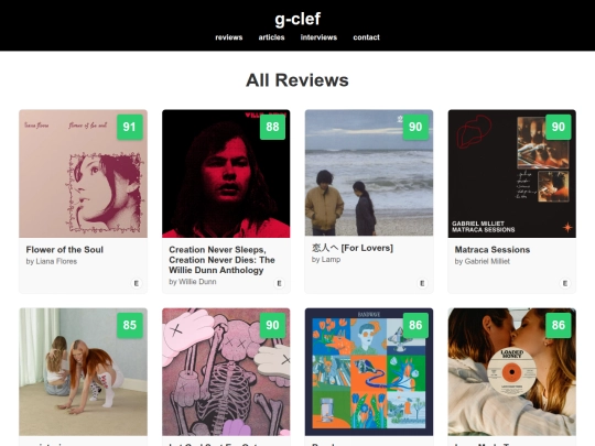 reviews screenshot