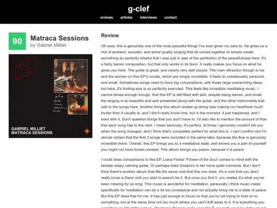 reviews/matraca-sessions screenshot