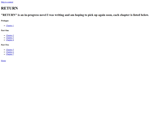 writing/RETURN screenshot