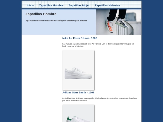 ArchiteXture/ZapatillasHombre screenshot