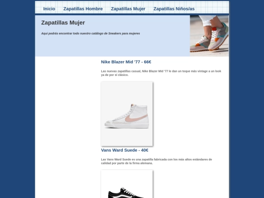 ArchiteXture/ZapatillasMujer screenshot