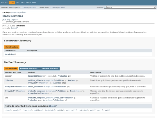EJ_PEDIDOS/dist/javadoc/proyecto_pedidos/Servicios screenshot