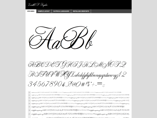 webfontkit-zenith_cp/zenith-demo screenshot