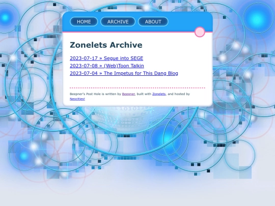 archive screenshot