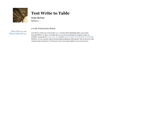 tabletest screenshot