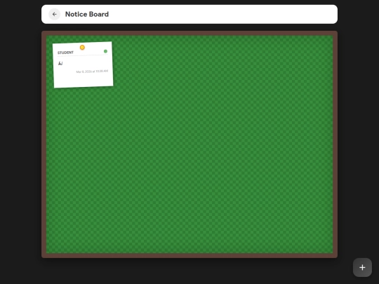 Aura/notice-board screenshot