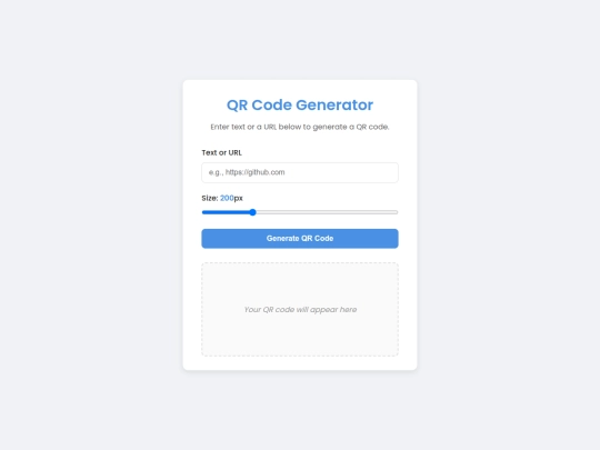 qr_code_generator screenshot