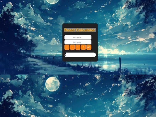 react_calculator screenshot