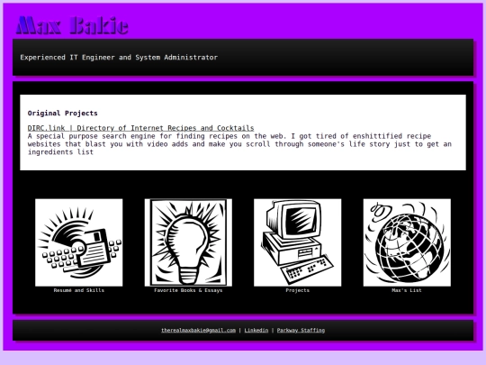 projects screenshot