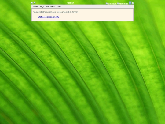 tags/fortran screenshot