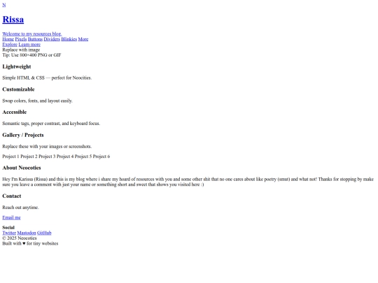 index screenshot