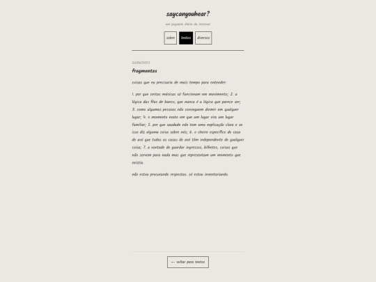 textos/fragmentos screenshot