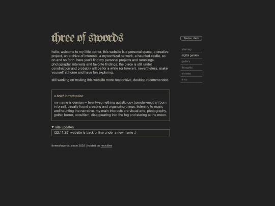 index screenshot