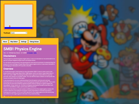 games/smb1 screenshot