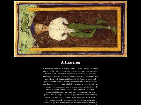 hanging screenshot