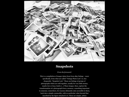 snapshots screenshot