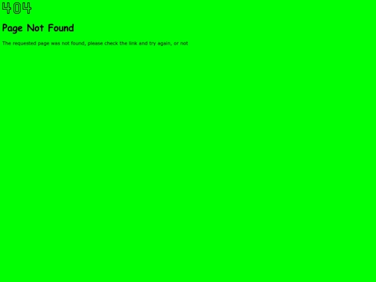 not_found screenshot