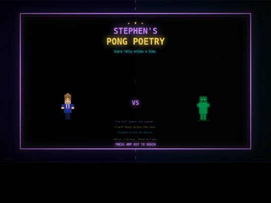 pong_poetry screenshot
